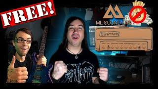 BEST FREE AMP SIM ?  | Amped Stevie T | How GOOD is it?  Check out this NEW ML Sound Lab Plugin!