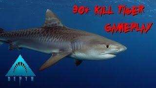 Depth |Gameplay| 30+ Kills Shark Game (Tiger)