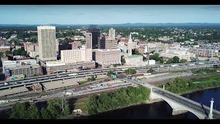 Springfield, Ma - Drone Flight - DJI Mavic Pro - Above Connecticut River