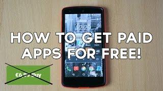 How to Get Paid Apps for Free on Android!