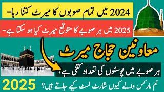 Moavineen Hajj Provincial Merit of 2024 | Expected Merit of NTS Test 2025 For Moavineen Hajj