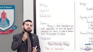 Class 9 - Biology - Chapter 1 - Lecture 1 Introduction - Allied Schools