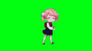 9mm go bang - shigure ui loli dance [Green Screen] (8k 60/120FPS)