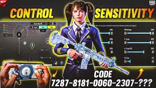 New Update 3.2️Best Sensitivity Code + Control Settings for BGMI / PUBG MOBILE 2024