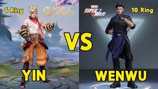 YIN MLBB VS WENWU MARVEL SUPER WAR HERO SKILL EFFECT COMPARISON