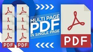 How To Open Multi Page PDF File In A SINGLE Page In ILLUSTRATOR CC - AR ASHIK