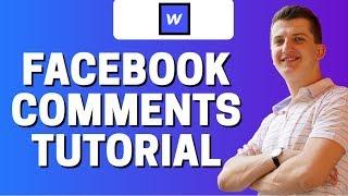 How To Add Facebook Comments To Webflow