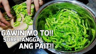 PAANO TANGGALIN ANG PAIT NG AMPALAYA? ITO ANG SIKRETO | GINISANG AMPALAYA | Kusina De Swabe