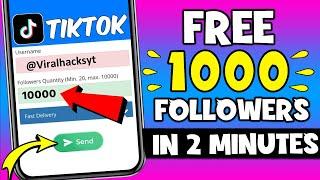 How to get FREE TikTok Followers (+5000) Free Tik Tok Followers Guide 2024 iOS & Android