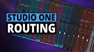 Studio One Routing (Inserts, Busses, FX Channels, VCAs)