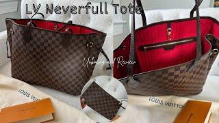 LV Neverfull MM Tote Unboxing and Review Haul | Dhgate