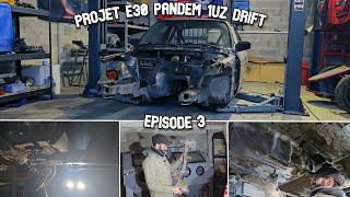 Projet E30 Pandem 1UZ DRIFT - Épisode 3 | Déblaxonnage & Sablage