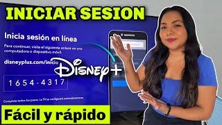 Como INICIAR SESION Disney plus en smart tv 2024 | Iniciar sesión disney plus tv