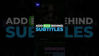 Create Subtitle Boxes in Premiere Pro #shorts #premierepro