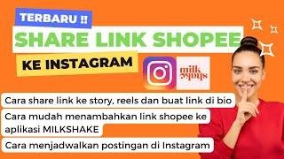 CARA SHARE LINK SHOPEE AFFILIATE KE INSTAGRAM 2023 || CARA SHARE LINK SHOPEE KE STORY INSTAGRAM