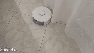 SwitchBot K10+ Mini Robot Vacuum Cleaner - The navigation and the object avoidance test.