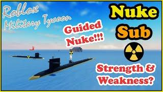 Nuke Sub, Guided Nuke In Military Tycoon Roblox