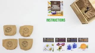 Garden Republic Edible Flower Seed Grow Kit