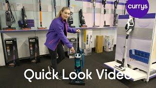 Hoover Breeze Evo TH31BO01 Upright Bagless Vacuum Cleaner - Black & Turquoise - Quick Look