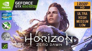 HORIZON ZERO DAWN - GTX 1650 SUPER - i5-4590 (ALL GRAPHICS PRESETS)