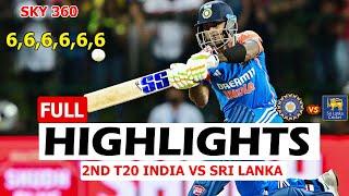 Full Highlights | India Vs Sri Lanka 2nd T20 Match 2024 | Ind Vs SL