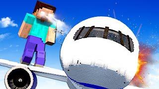 HEROBRINE CAUSES PLANE CRASH?! (Teardown)