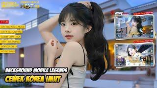 Background ML Terbaru Cewek Korea Imut New UI