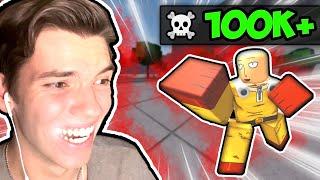 I MASTERED EVERY SAITAMA TECH IN ROBLOX THE STRONGEST BATTLEGROUNDS...