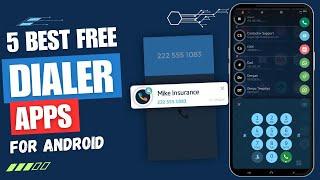 5 Best Free Dialer Apps For Android    | With Call Recorder  | Full Features