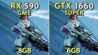 RX 590 GME vs GTX 1660 Super - Test in 12 New Games (1080p)