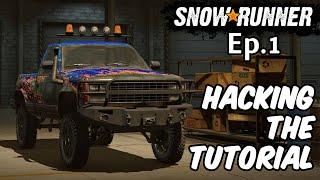 How to get WAY ahead of the TUTORIAL! - Ep.1 Snowrunner Walkthrough