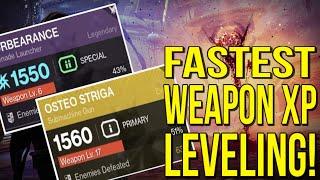 FASTEST WAY TO LEVEL CRAFTED WEAPONS! FAST & EASY WEAPON XP FARM! [DESTINY 2]