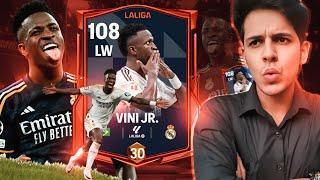 I TRIED 108 OVR 30 TRAINED POTM VINICIUS JR IN FC MOBILE