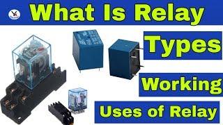 What is Relay | Relay working | Uses | Types in Hindi by YK Electrical