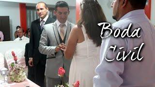 Ceremonia Matrimonio Civil C&J / Votos- Anillos- Firma de testigos. PARTE 1