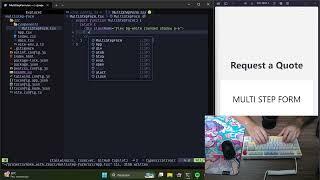 Code With Me a Multi-Step Form using React Hook Form and TailwindCSS - ASMR Programming