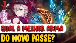 ANÁLISE DAS NOVAS ARMAS DO PASSE DE BATALHA | GENSHIN IMPACT