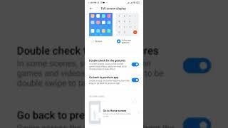 Redmi 9 MIUI 12 fullscreen display/gesture navigation