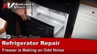 Kenmore Refrigerator Repair - Freezer Is Making an Odd Noise - evaporator fan motor