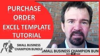 Purchase Order Templates - PO Excel Business Forms
