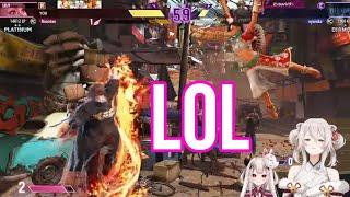 Shishiro Botan Can't Stop Laughing At Her Hilarious Win | Street Fighter 6 [Hololive/Sub]