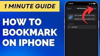 How to Bookmark on iPhone (1 Minute Guide)