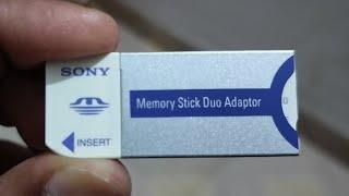 Sony Memory Stick Duo Adaptor | old storage device | old memory card | memory card adaptor