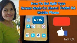 Vlog #148   How To Set Split  Screen Mode On Xiaomi Redmi 8A Mobile Phone