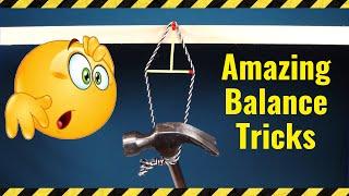 AMAZING BALANCE TRICKS - Defying Gravity video tricks you won't believe - Cool balance experiments