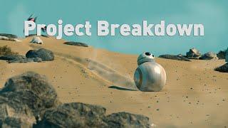 Modeling and rendering a Star Wars scene in Cinema 4d & Corona