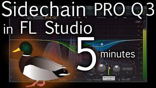 How To Sidechain Pro Q 3 in FL Studio - 5 Minute Tutorial