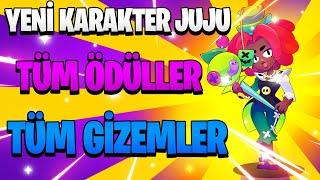 YENİ KARAKTER JUJU | TÜM YENİ GÜNCELLEME ÖDÜLLERİ ve GİZEMLERİ - Brawl Stars