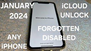 January 2024 iCloud Unlock with Forgotten Apple ID and Password️Any iPhone with Disabled Account️