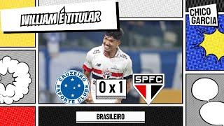 CRUZEIRO 0 X 1 SÃO PAULO: TRICOLOR COM RESERVAS JOGA MELHOR. WILLIAM É CRAQUE. RAPOSA IRRECONHECÍVEL